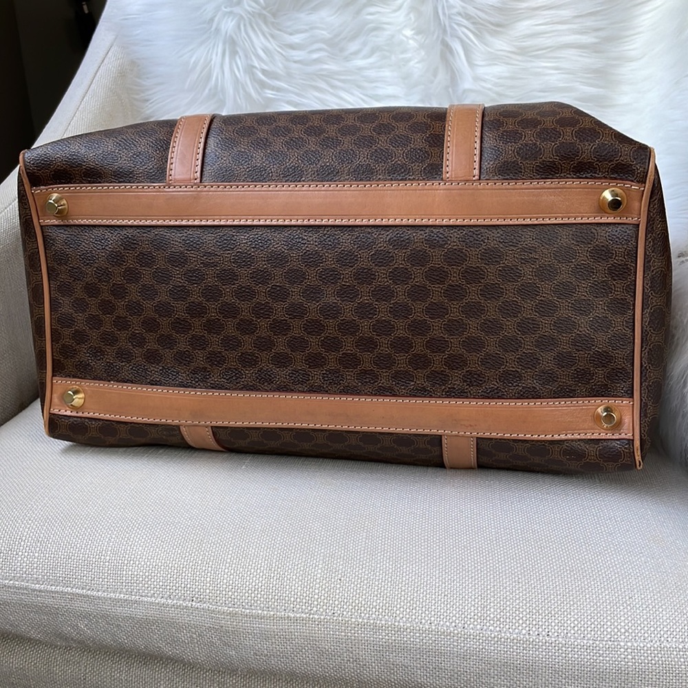 Celine Macadam M13 Boston‎ Triomphe coated canvas  bag GUC - Picture 10 of 17